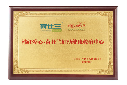 January 2016, Han Hong Charity Award